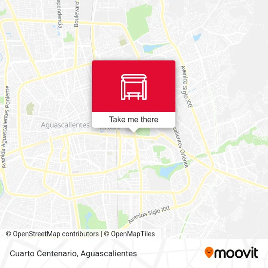 Mapa de Cuarto Centenario