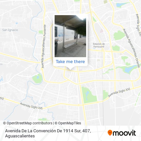 Mapa de Avenida De La Convención De 1914 Sur, 407