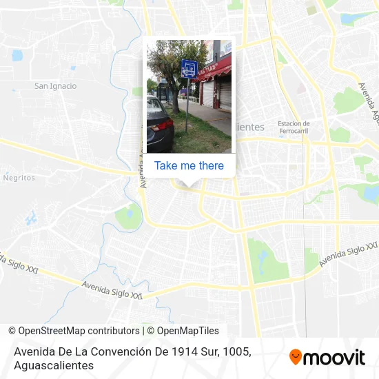 Mapa de Avenida De La Convención De 1914 Sur, 1005
