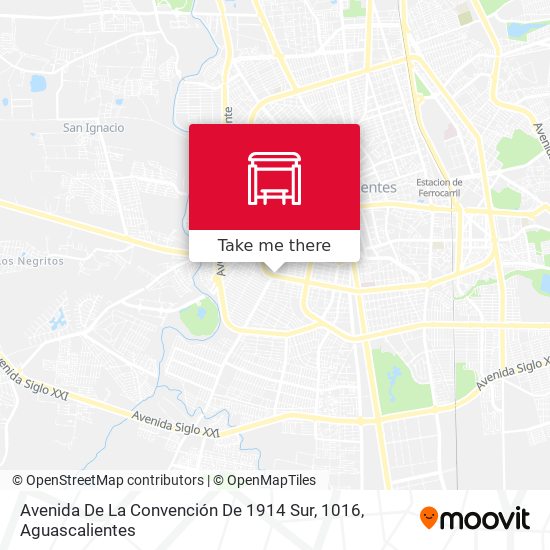 Avenida De La Convención De 1914 Sur, 1016 map