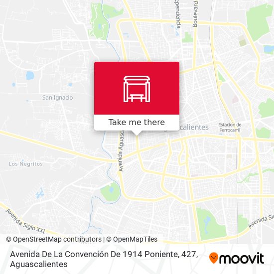 Avenida De La Convención De 1914 Poniente, 427 map