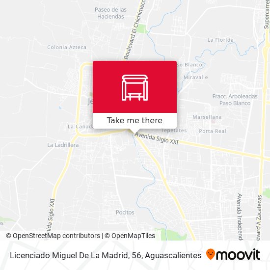 Licenciado Miguel De La Madrid, 56 map