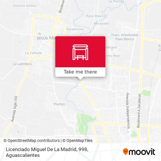 Mapa de Licenciado Miguel De La Madrid, 998