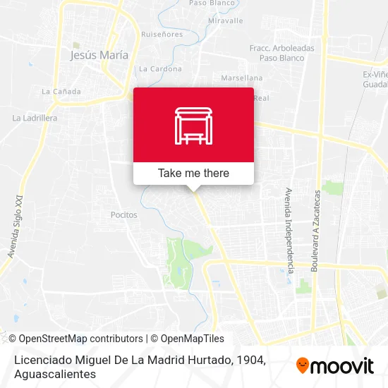 Mapa de Licenciado Miguel De La Madrid Hurtado, 1904
