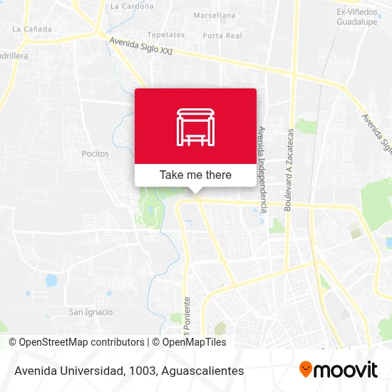 Avenida Universidad, 1003 map