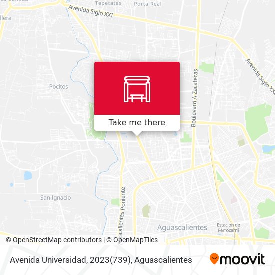 Mapa de Avenida Universidad, 2023(739)