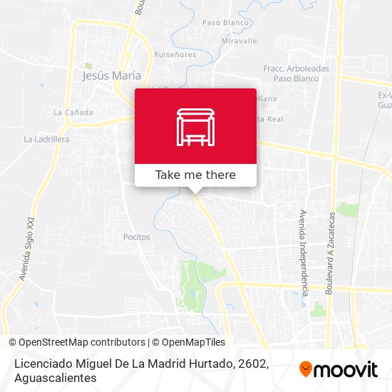 Mapa de Licenciado Miguel De La Madrid Hurtado, 2602