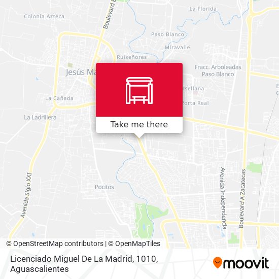 Licenciado Miguel De La Madrid, 1010 map