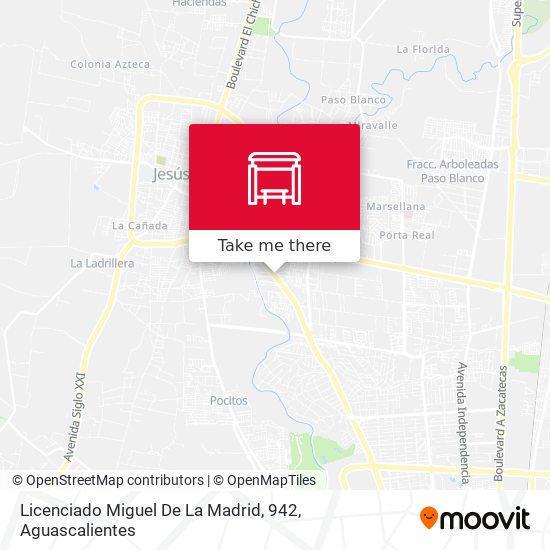 Licenciado Miguel De La Madrid, 942 map
