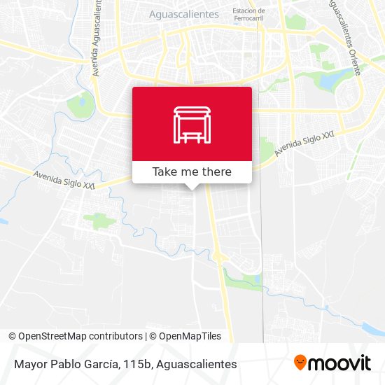 Mayor Pablo García, 115b map