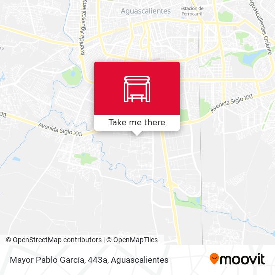 Mayor Pablo García, 443a map