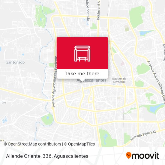 Allende Oriente, 336 map