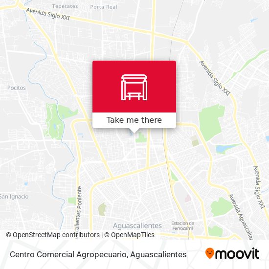 Mapa de Centro Comercial Agropecuario