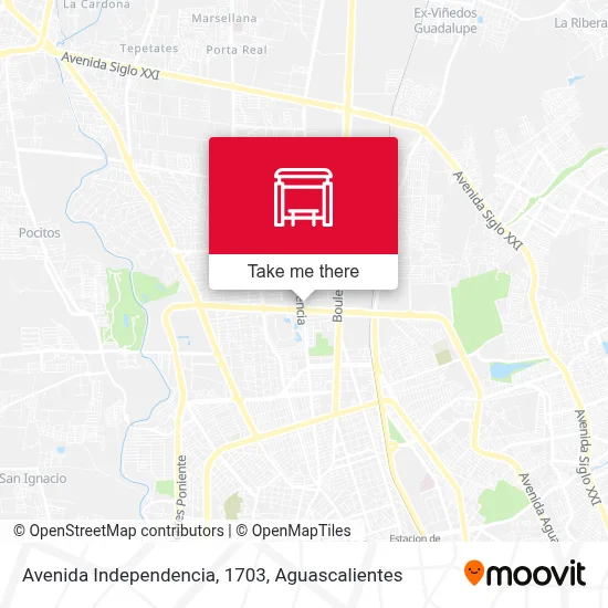 Avenida Independencia, 1703 map