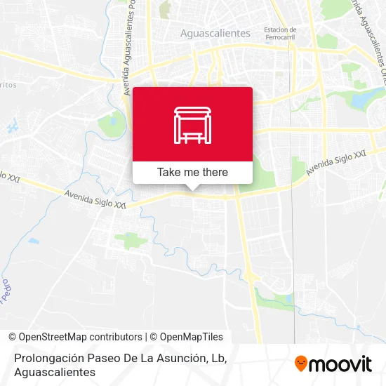 Mapa de Prolongación Paseo De La Asunción, Lb