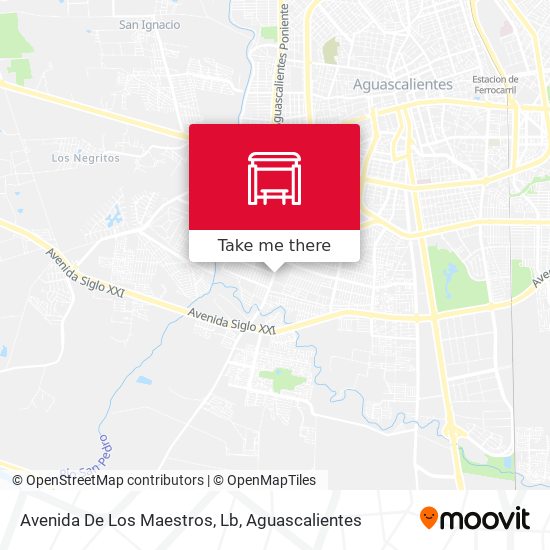 Avenida De Los Maestros, Lb map