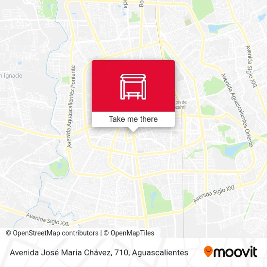 Mapa de Avenida José Maria Chávez, 710