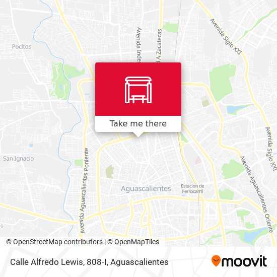 Mapa de Calle Alfredo Lewis, 808-I
