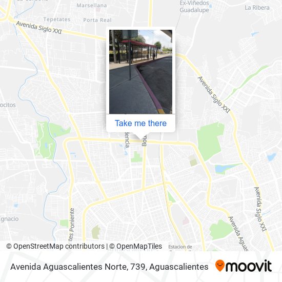 Avenida Aguascalientes Norte, 739 map