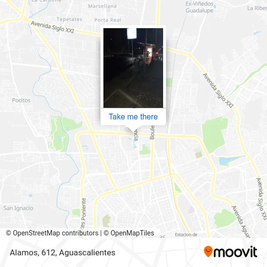 Alamos, 612 map
