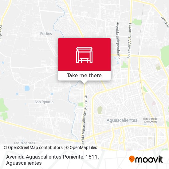 Avenida Aguascalientes Poniente, 1511 map