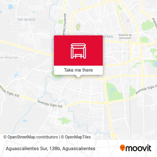 Mapa de Aguascalientes Sur, 138b