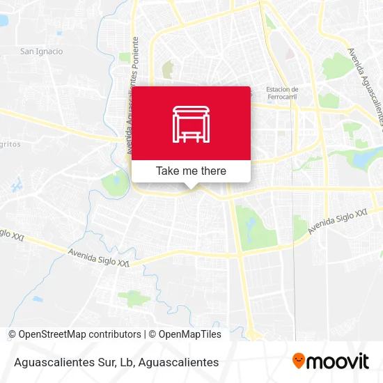Mapa de Aguascalientes Sur, Lb