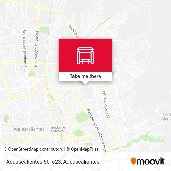 Mapa de Aguascalientes 60, 623