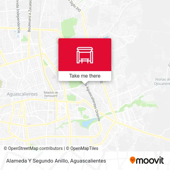 Alameda Y Segundo Anillo map