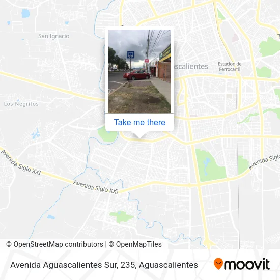 Mapa de Avenida Aguascalientes Sur, 235