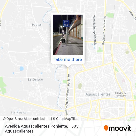 Avenida Aguascalientes Poniente, 1503 map