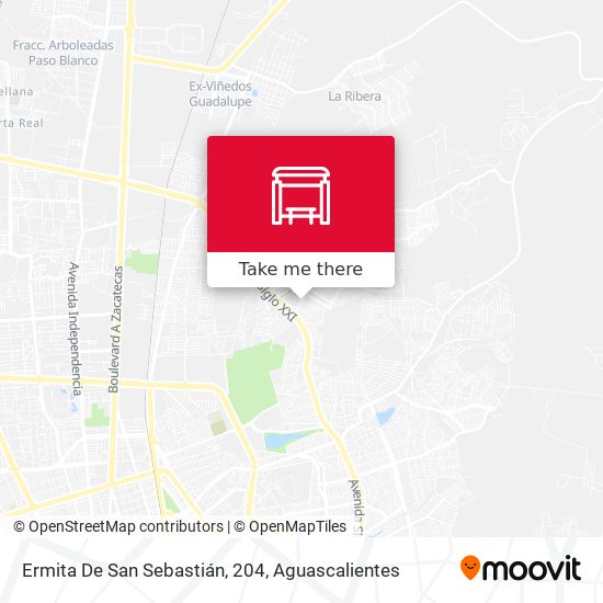 Ermita De San Sebastián, 204 map