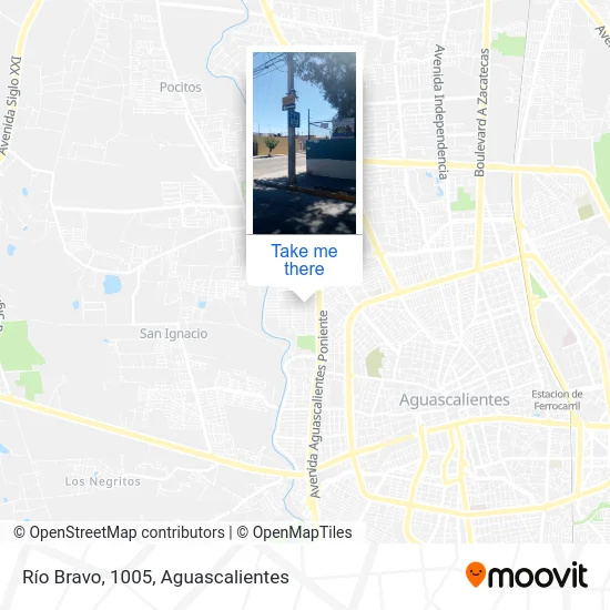 Río Bravo, 1005 map