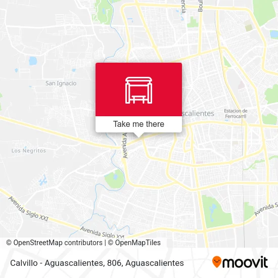 Mapa de Calvillo - Aguascalientes, 806