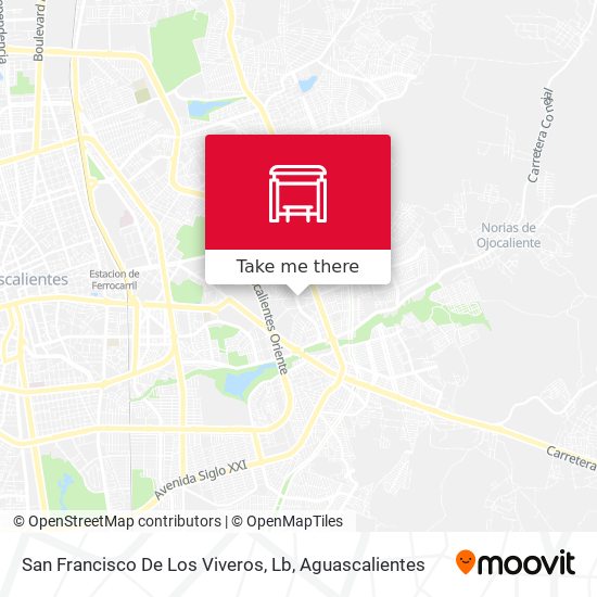 San Francisco De Los Viveros, Lb map