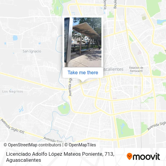 Licenciado Adolfo López Mateos Poniente, 713 map