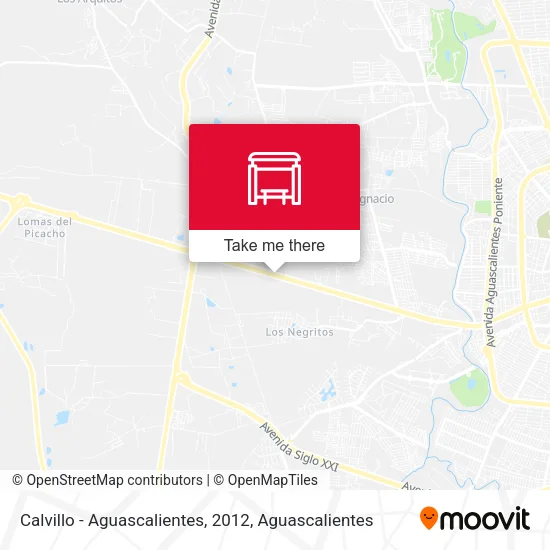 Mapa de Calvillo - Aguascalientes, 2012