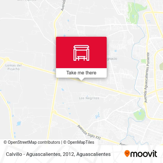 Mapa de Calvillo - Aguascalientes, 2012