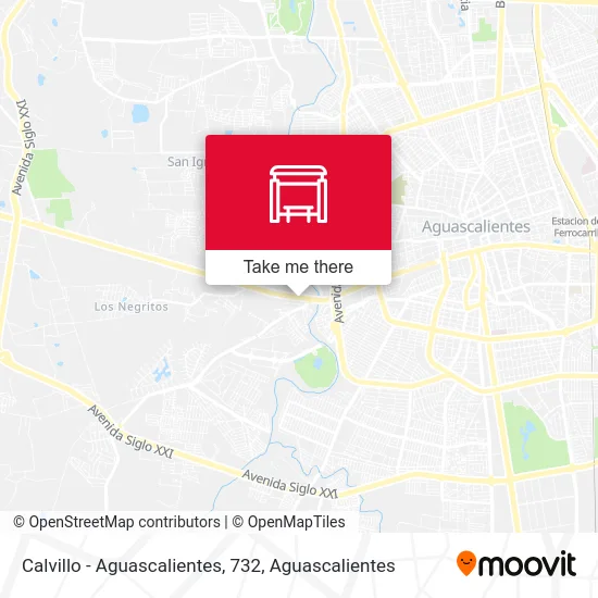 Calvillo - Aguascalientes, 732 map