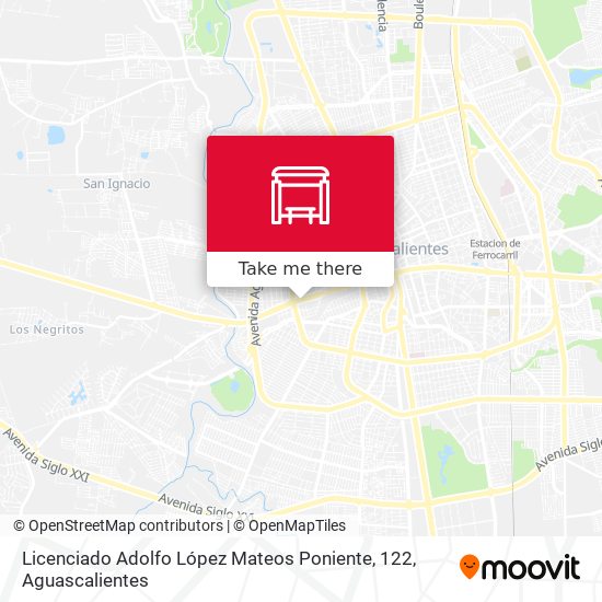 Licenciado Adolfo López Mateos Poniente, 122 map