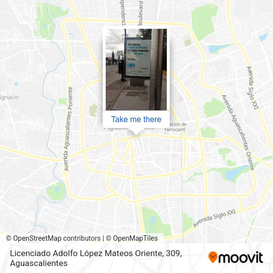Licenciado Adolfo López Mateos Oriente, 309 map