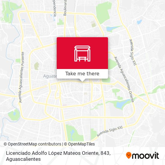 Licenciado Adolfo López Mateos Oriente, 843 map