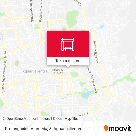 Mapa de Prolongación Alameda, 8