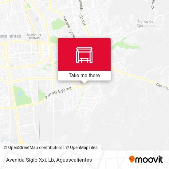 Avenida Siglo Xxi, Lb map
