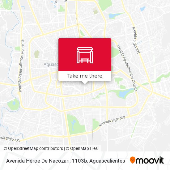 Avenida Héroe De Nacozari, 1103b map