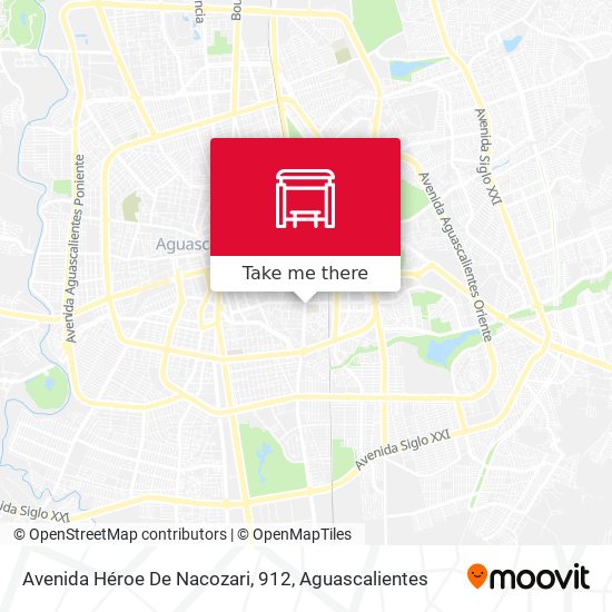 Avenida Héroe De Nacozari, 912 map