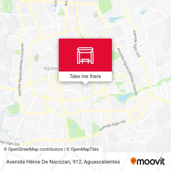 Avenida Héroe De Nacozari, 912 map