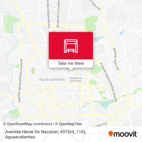 Mapa de Avenida Héroe De Nacozari, 607(Int_116)