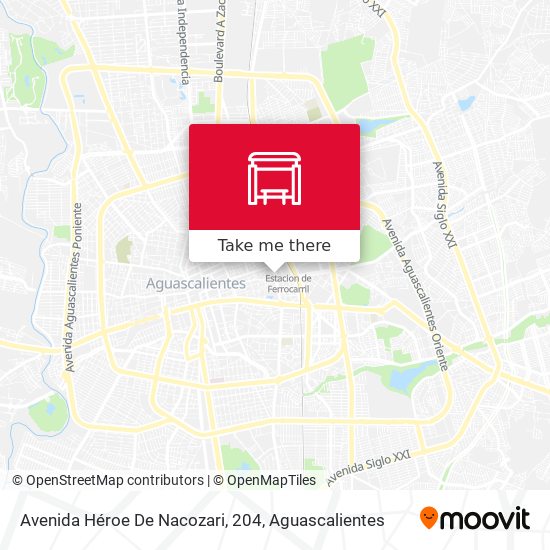 Avenida Héroe De Nacozari, 204 map