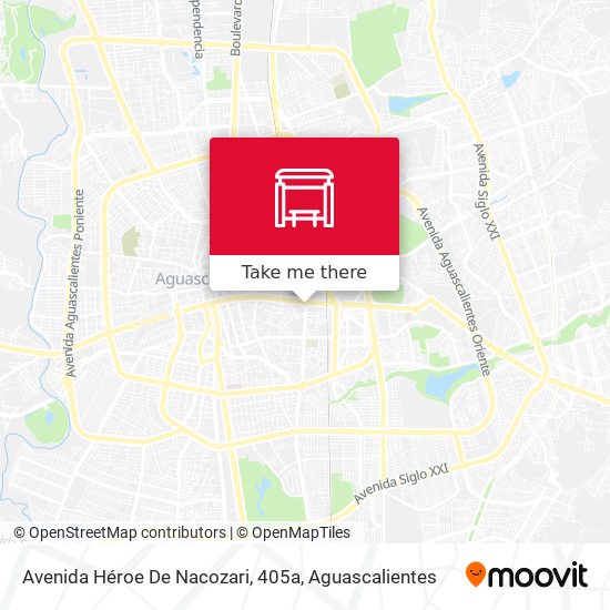 Mapa de Avenida Héroe De Nacozari, 405a